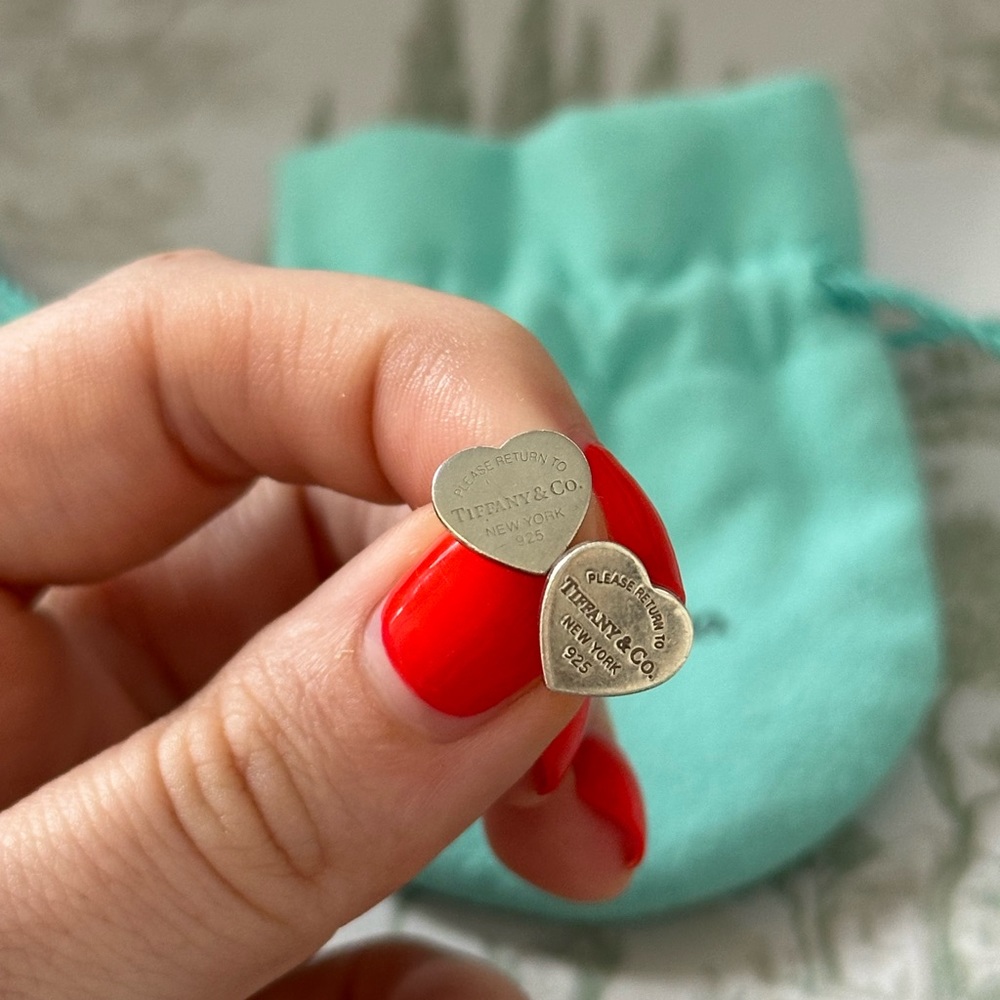Tiffany heart earrings